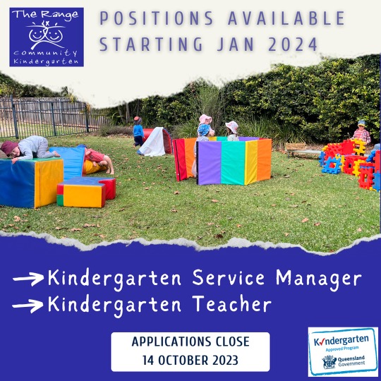 The Range Kindy Emplyment opportunities
