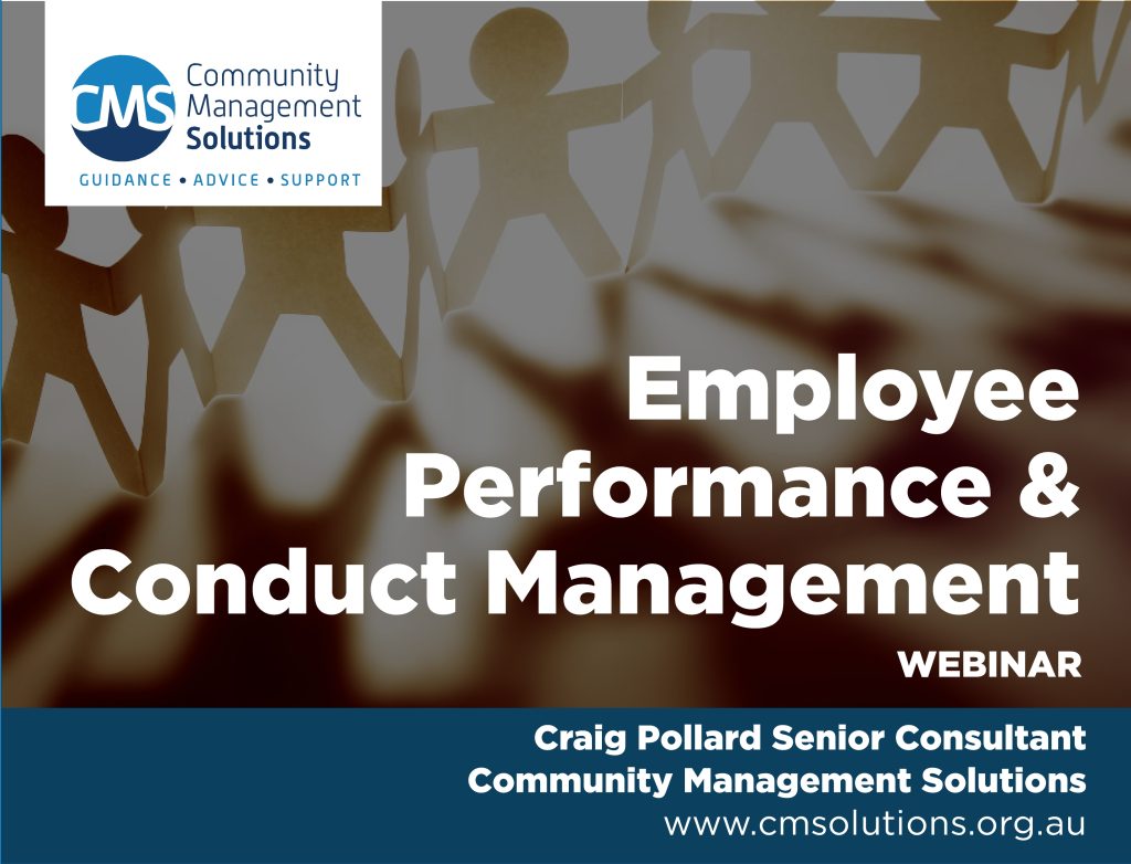 Employee Performance and Conduct Management Webinar by CMSolutions