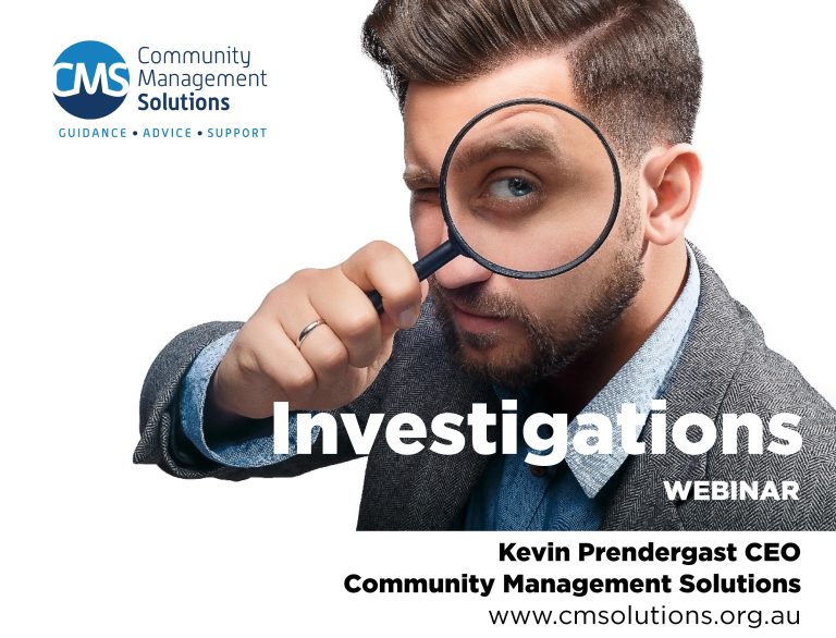 Investigations Webinar by CMSolutions