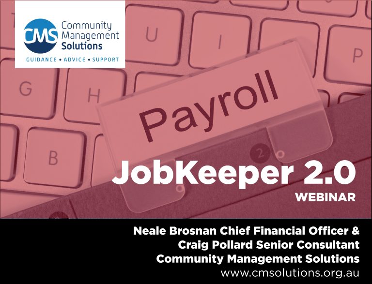 JobKeeper 2.0 Webinar by CMSolutions