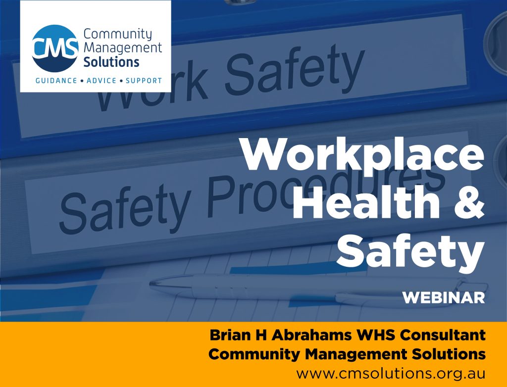 Workplace Health and Safety Webinar by CMSolutions