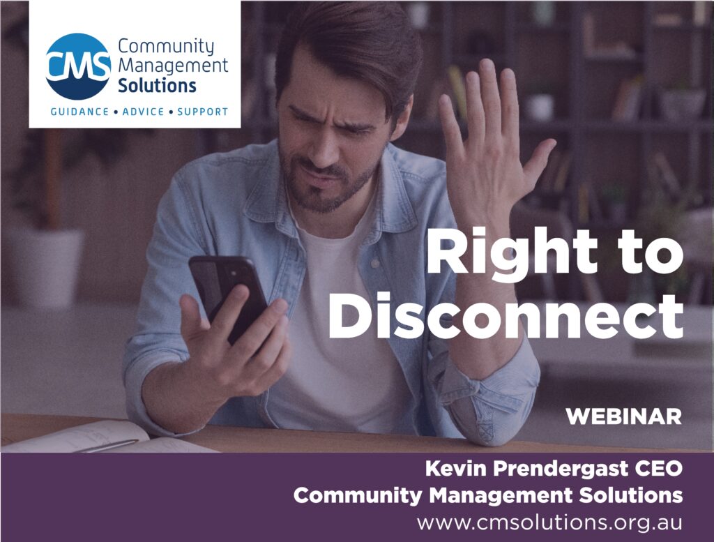 Right to Disconnect Webinar by CMSolutions